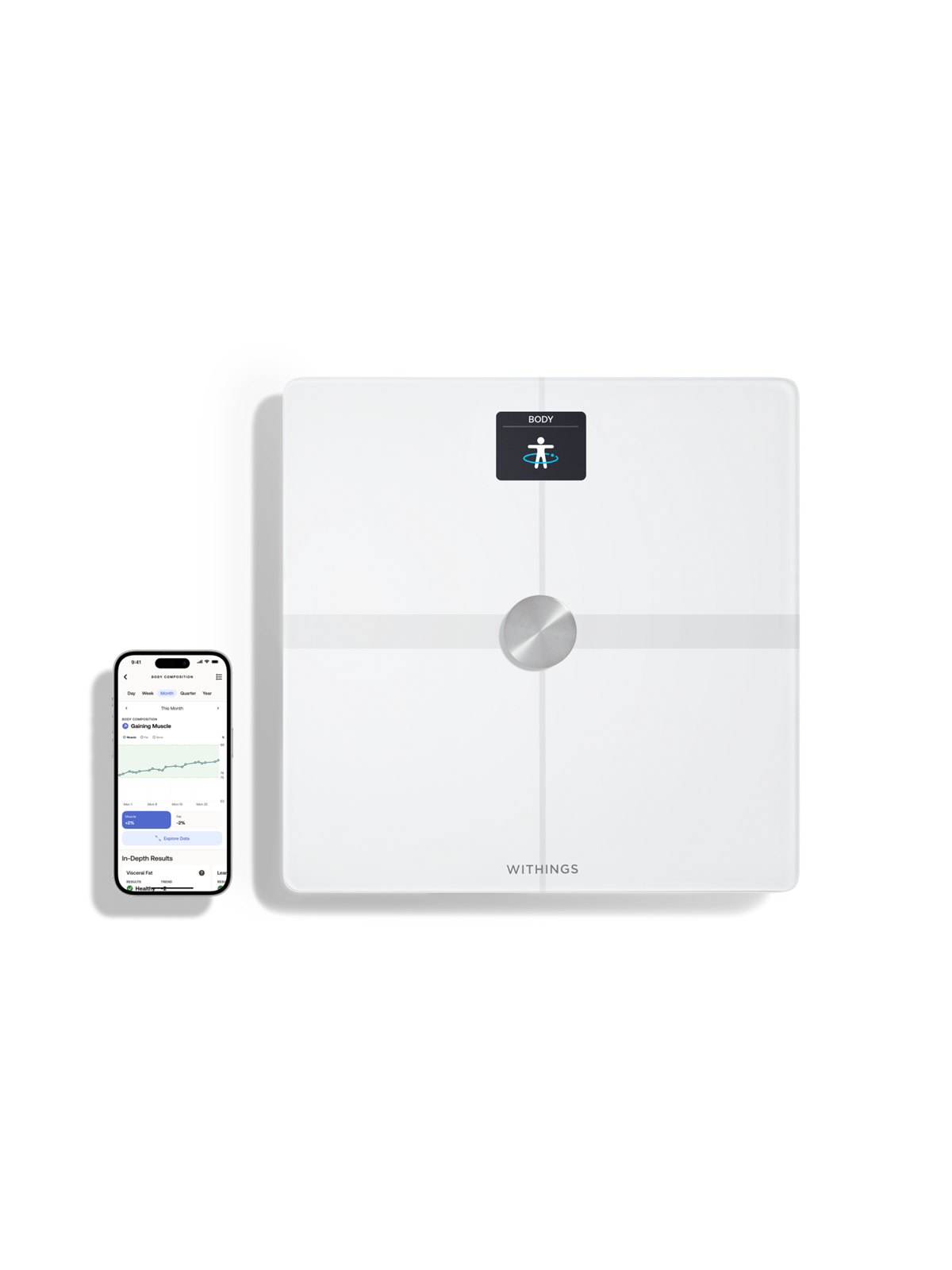 Withings Analysevægt Body Smart - White