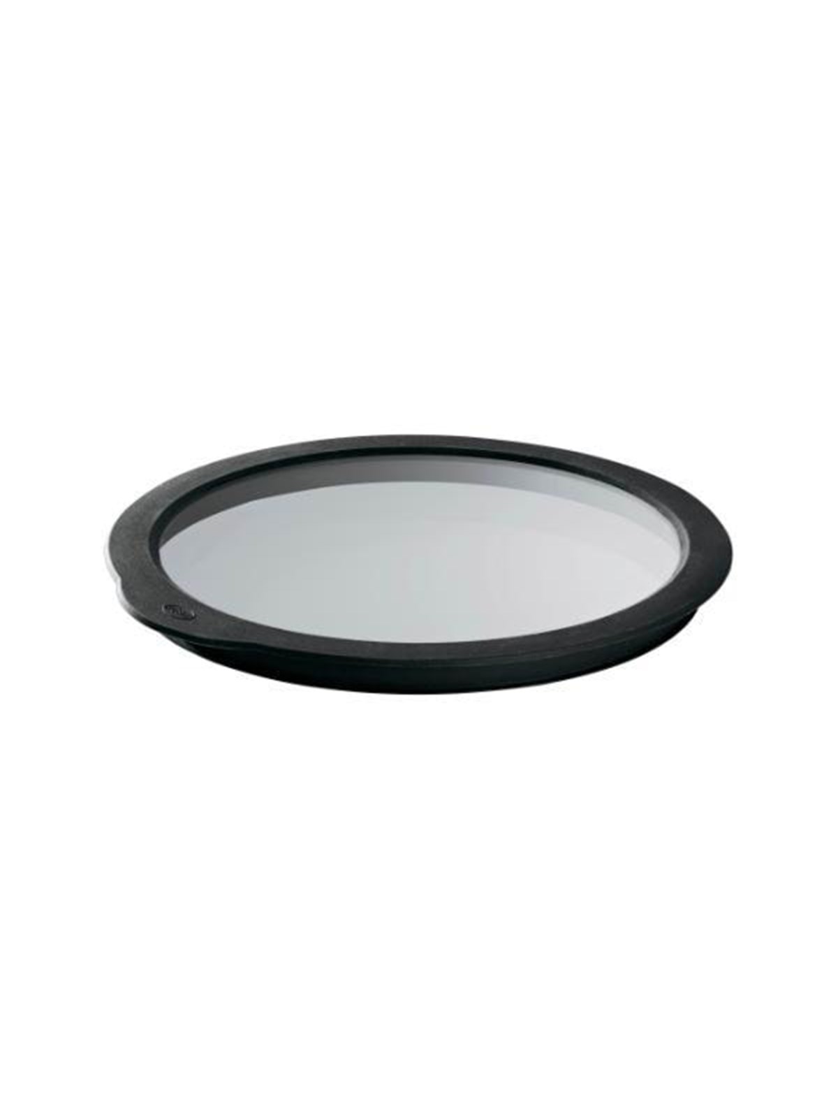 Rösle Glass lid 28 cm Clear/Black Glass/Silicone, Køkkentilbehør