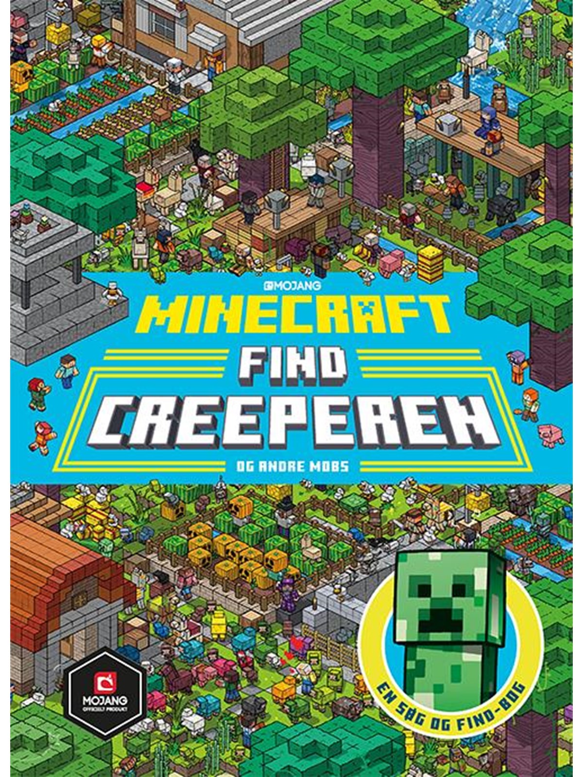 Minecraft - Find creeperen (en søg og find-bog) - Børnebog - Hardcover, Børnebog
