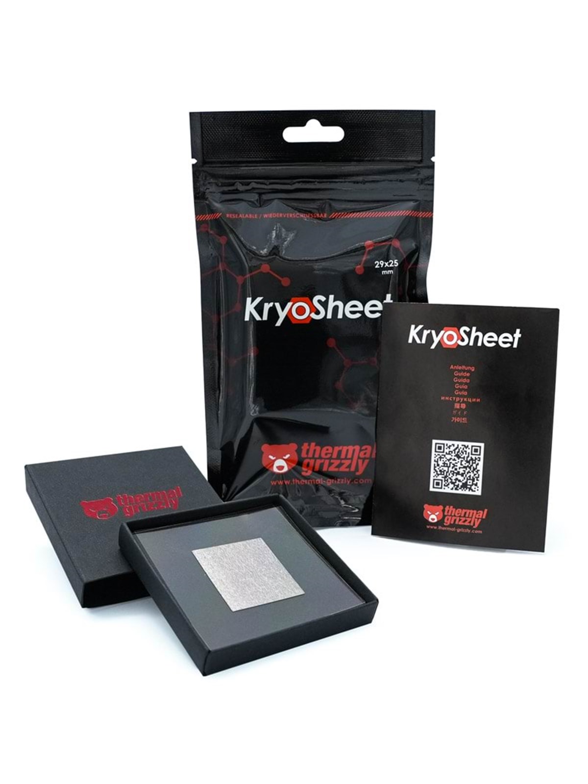 Thermal Grizzly KryoSheet thermal pad - 29 x 25 mm - Termisk Plade, Cpu Køler