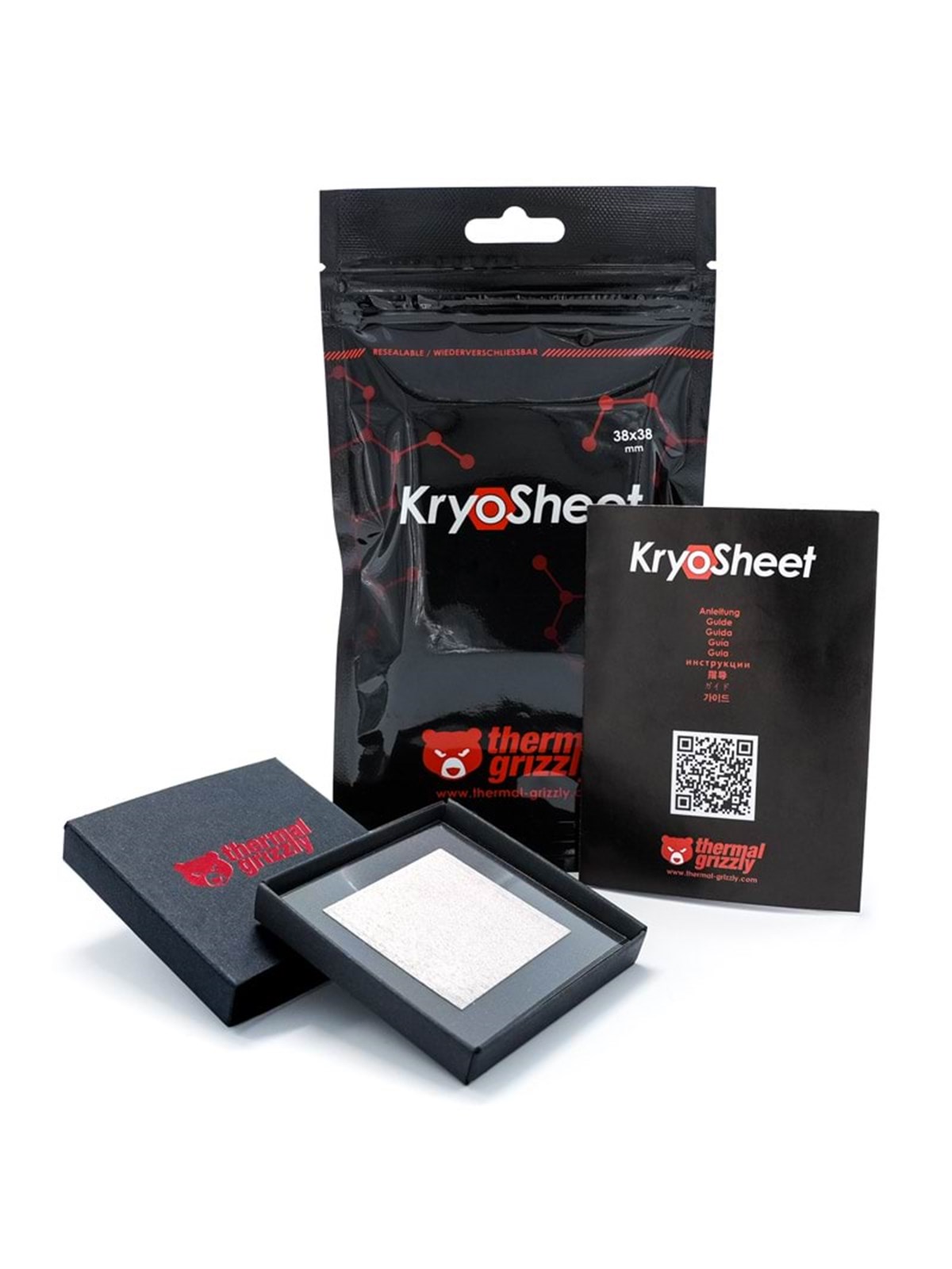 Thermal Grizzly KryoSheet thermal pad - 38 x 38 mm - Termisk Plade, Cpu Køler