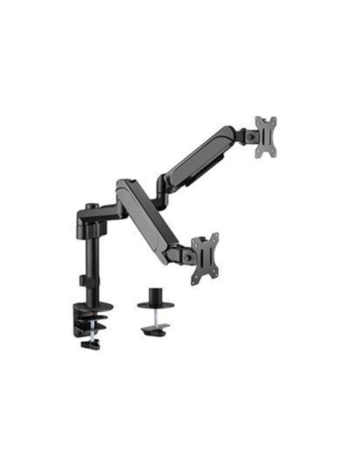 Gembird Monitor Arm - Adjustable arm 2-display 17"-32", Skærmholder