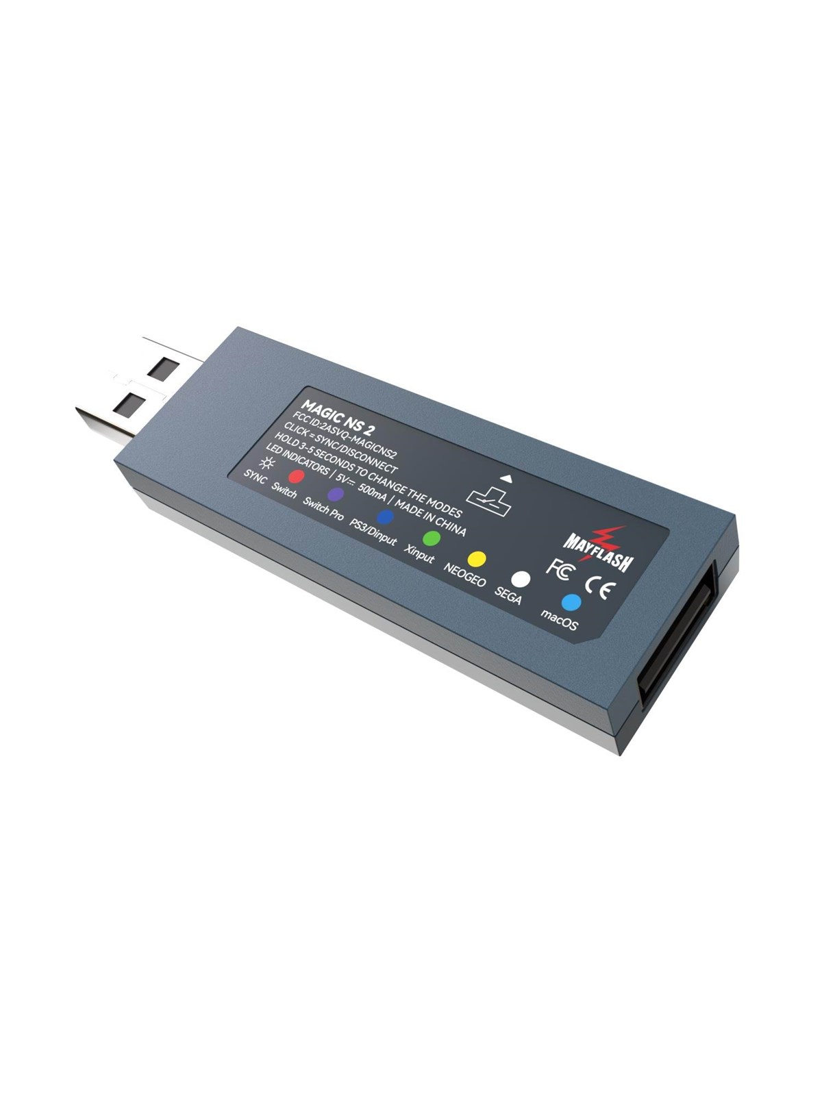 Mayflash MAGIC NS 2 Wireless Bluetooth Controller USB Adapter - Wired Tilbehør til spillekonsol - Nintendo Switch