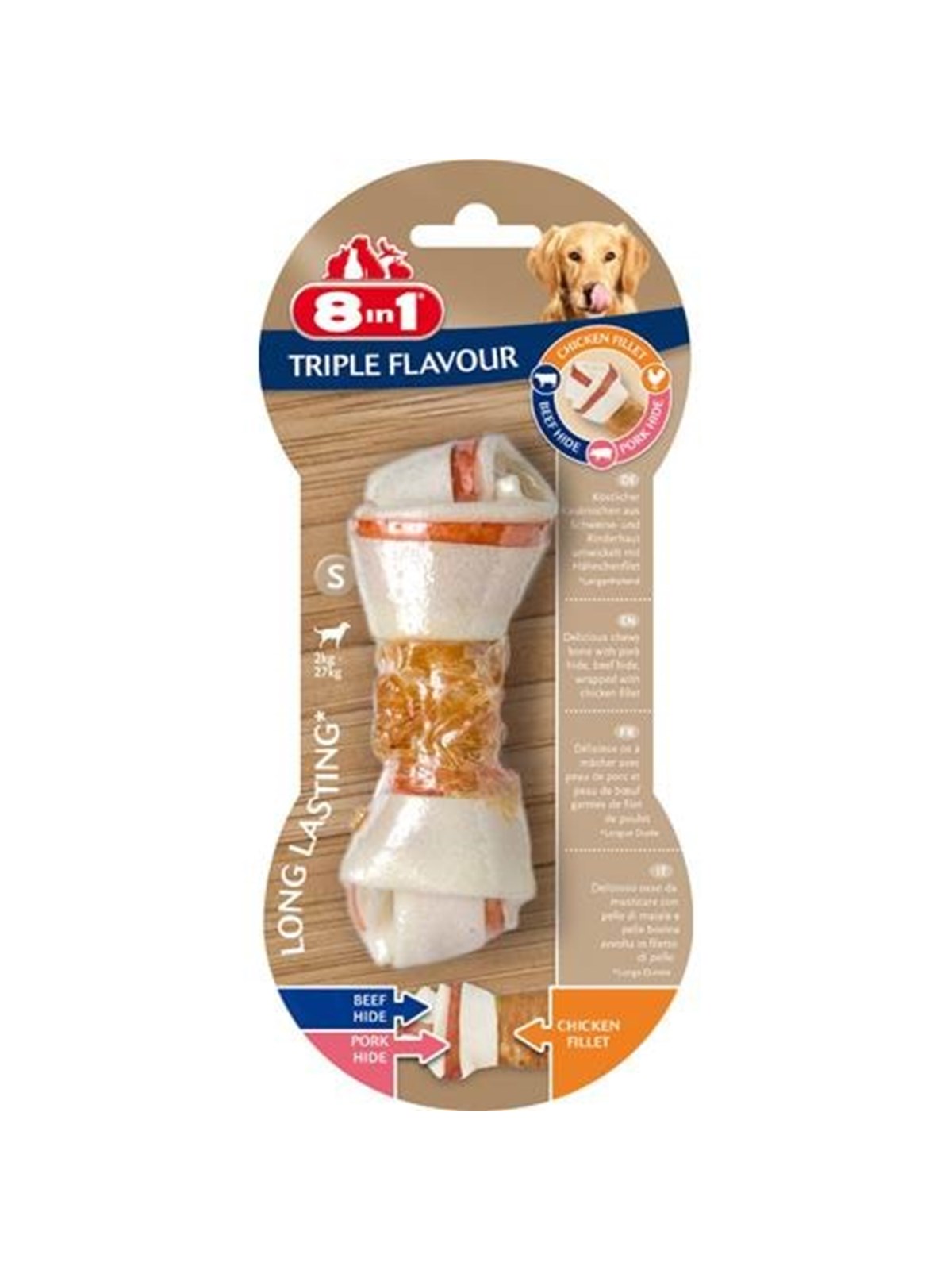 8 in 1 8in1 Triple Flavour S 1 pc, Hundeudstyr