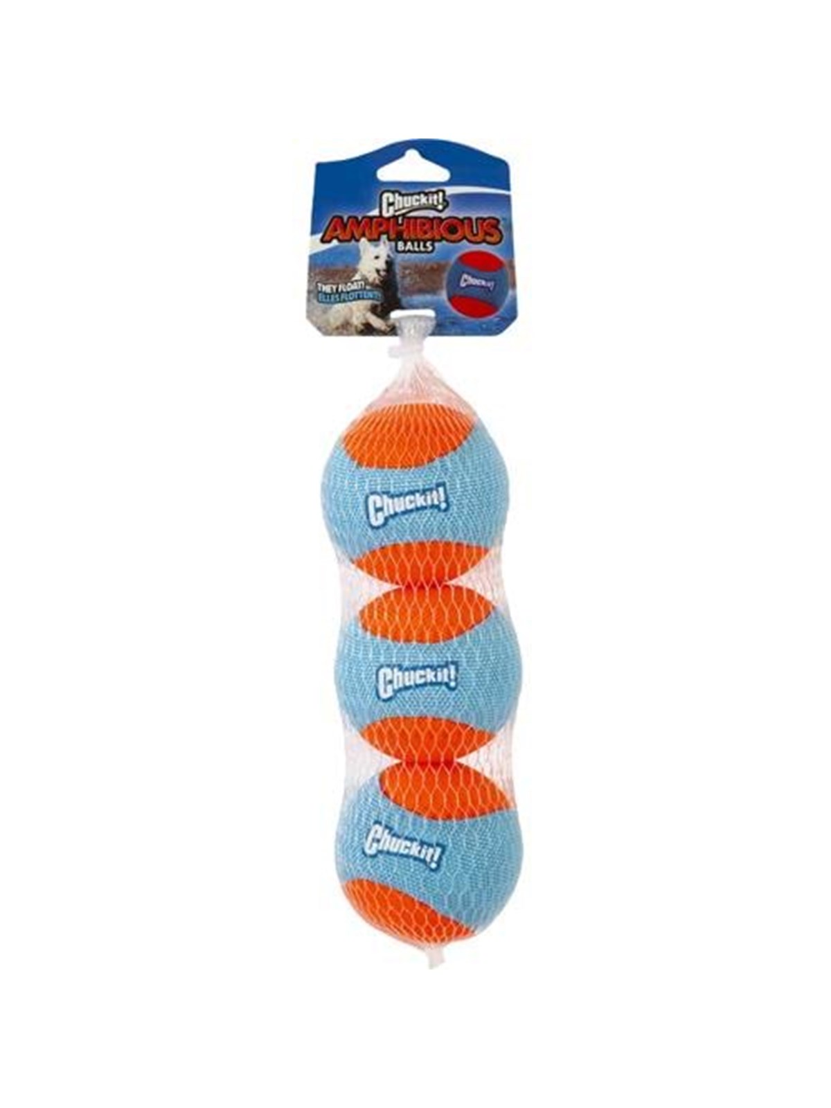 CHUCKIT Amphibious balls 3 pcs., Hundeudstyr