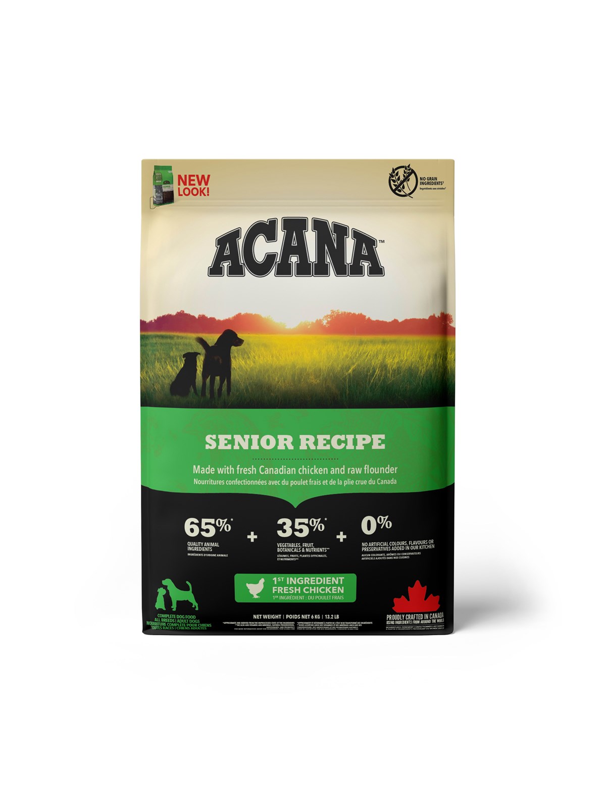 Acana Senior Recipe Dry Dog Food 11.4kg, Hundeudstyr