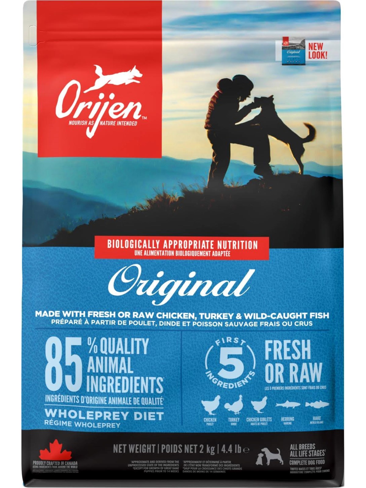 ORIJEN Original Complete Dry Dog Food 2kg, Hundeudstyr