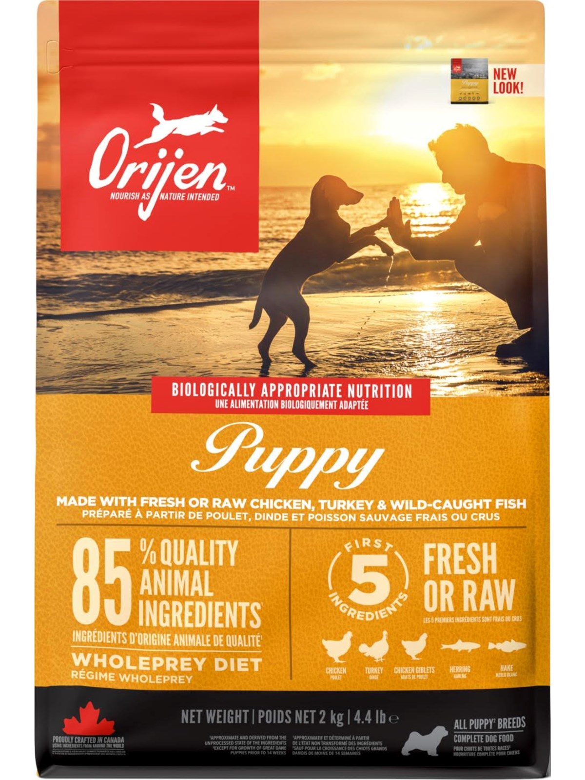 ORIJEN Puppy Complete Dry Dog Food 2kg, Hundeudstyr