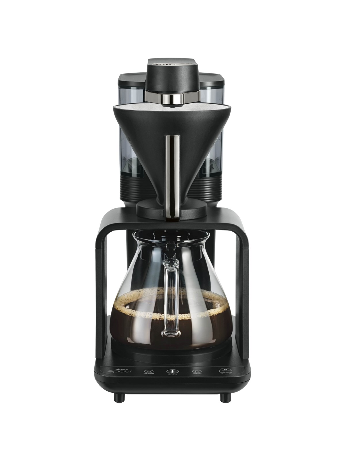 Melitta EPOUR Sort/Krom, Kaffemaskine