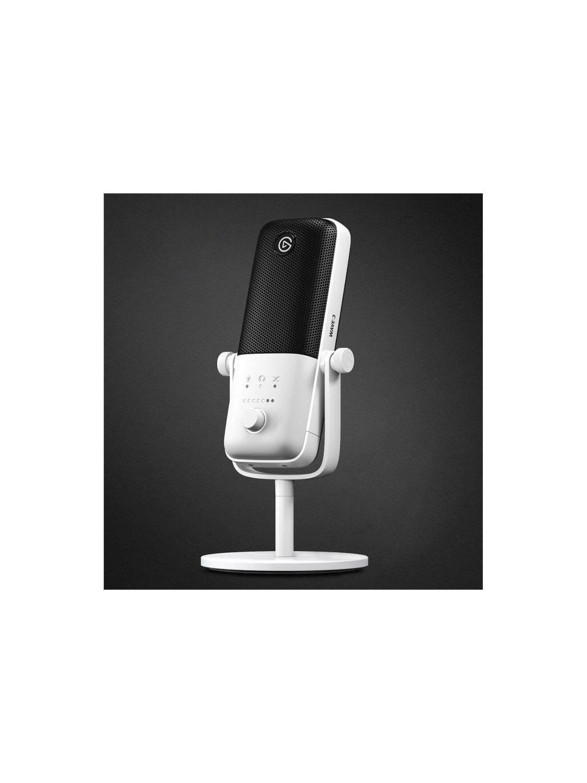 Elgato Wave:3 - Premium USB Condenser Microphone - Hvid, Mikrofon