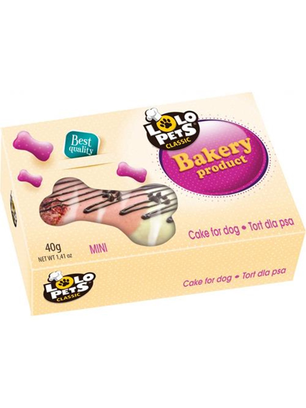 Lolo Pets Mini cake for dogs forest fruits, Hundeudstyr