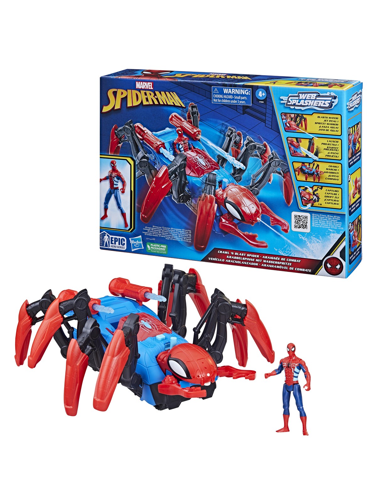 Marvel Spider-Man Crawl ‘N Blast Spider, Legetøjsbil