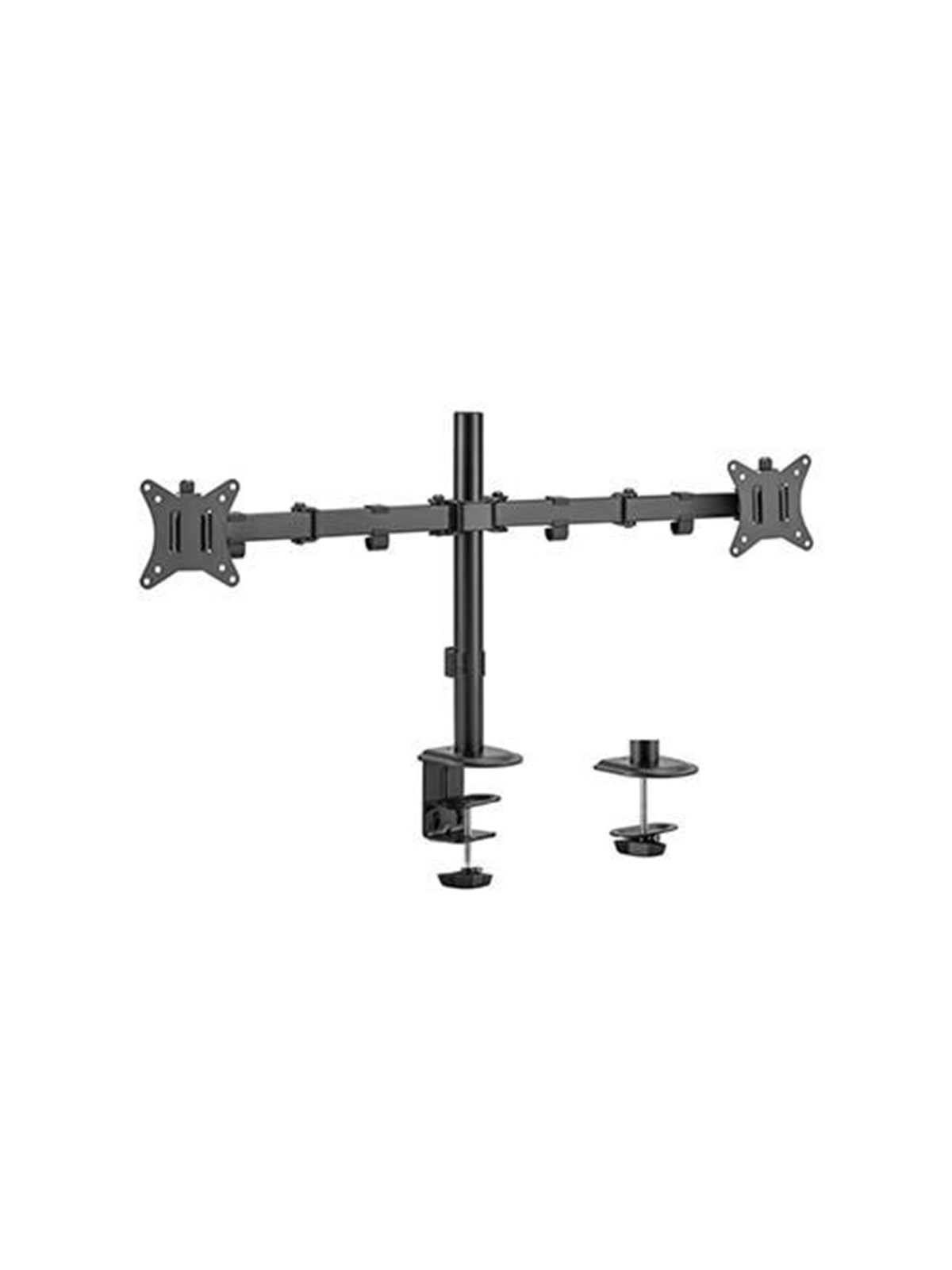 Gembird Monitor Arm - Adjustable desk 2-display 17"-32", Skærmholder