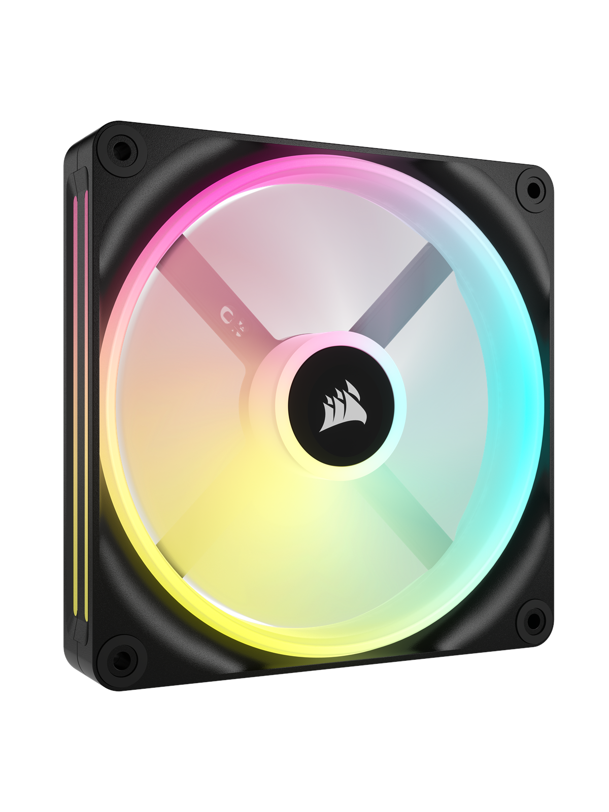 Corsair iCUE LINK QX140 RGB Expansion Fan - Black - Kabinet køler - 140mm - Sort med RGB LED lys - 37 dBA