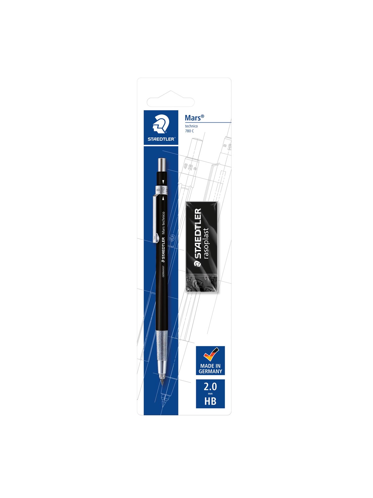 Stædtler Mars Technico Pencil, Sort/Bk, Tegneværktøj