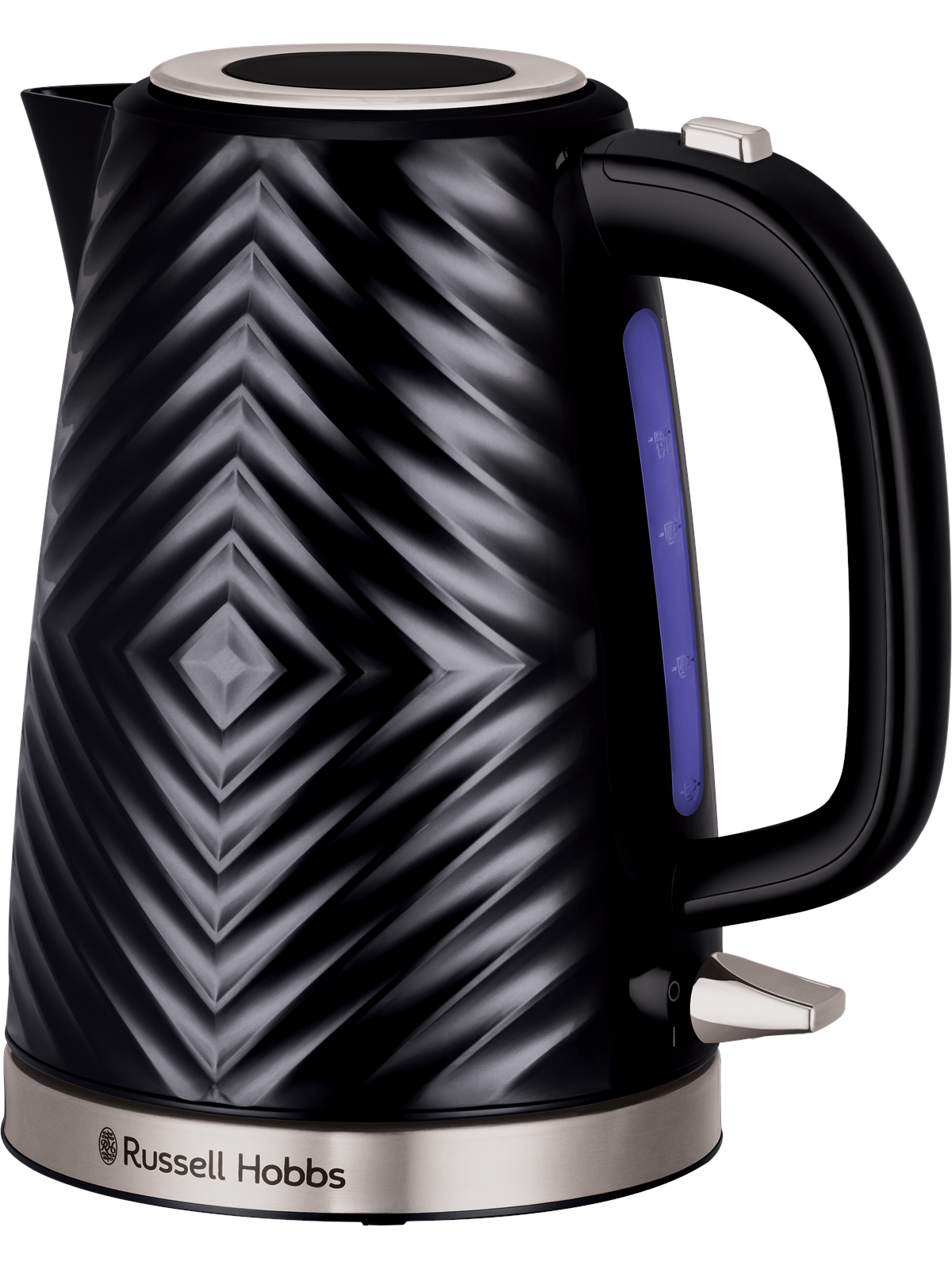 Russell Hobbs Elkedel Groove 26380-70 - black - Sort med toner i rustfrit stål - 2400 W