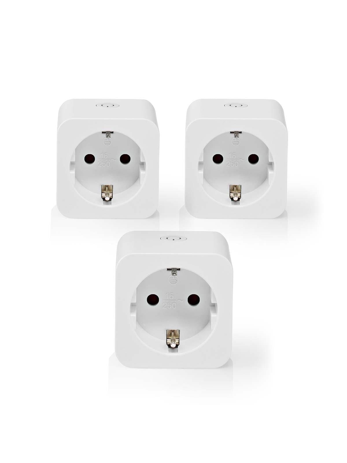 Nedis SmartLife Smart Plug 3-Pack, Smart Home