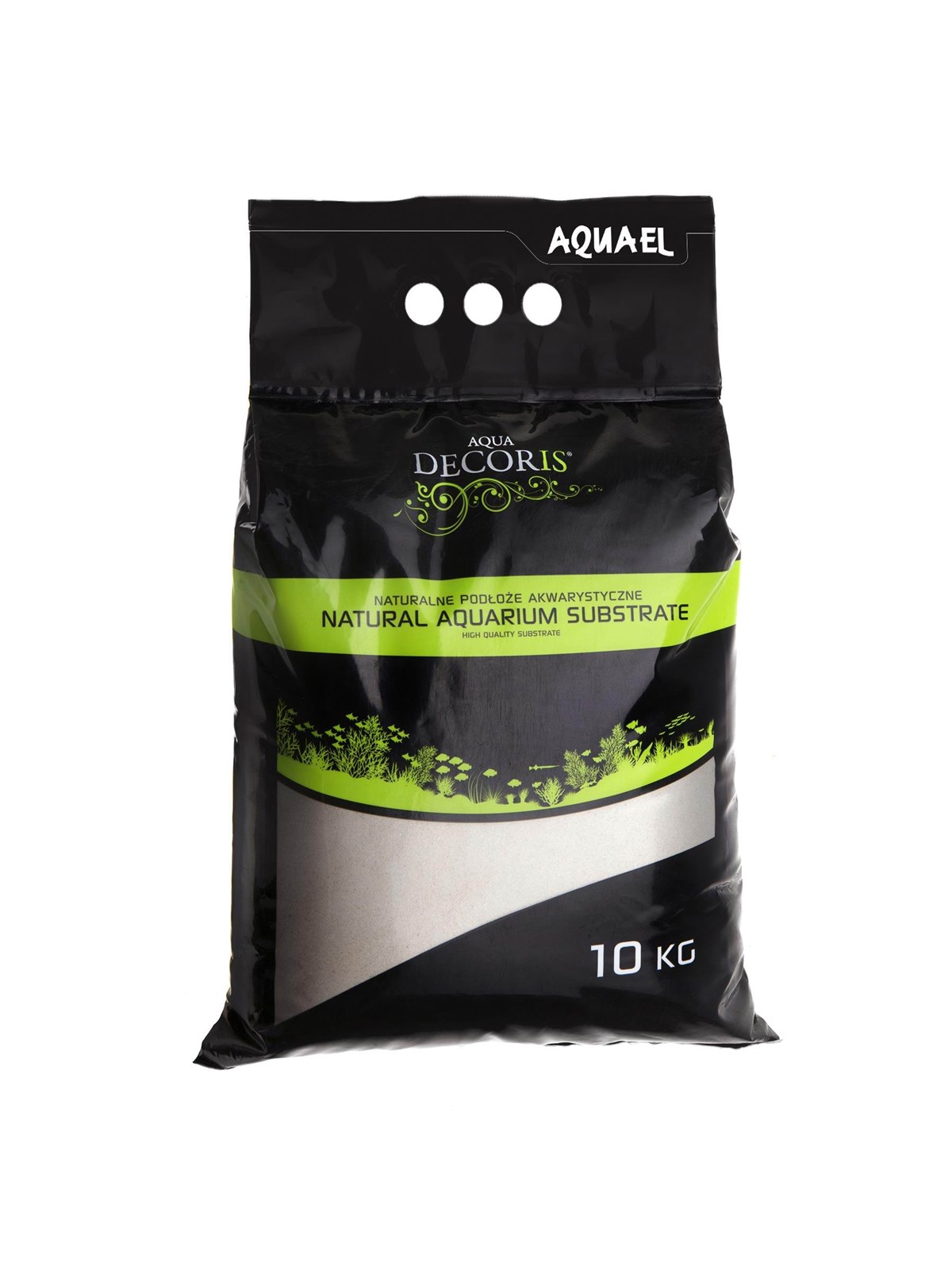 AQUæL Aqua Decoris Sand Grå 10kg, Fisk