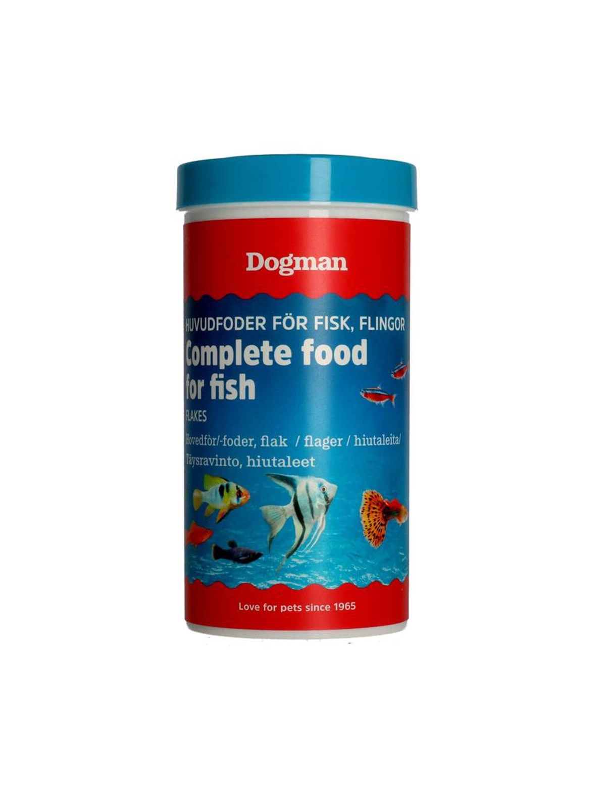 Dogman Fuldfoder Flagefoder til Fisk 1000ml, Fisk