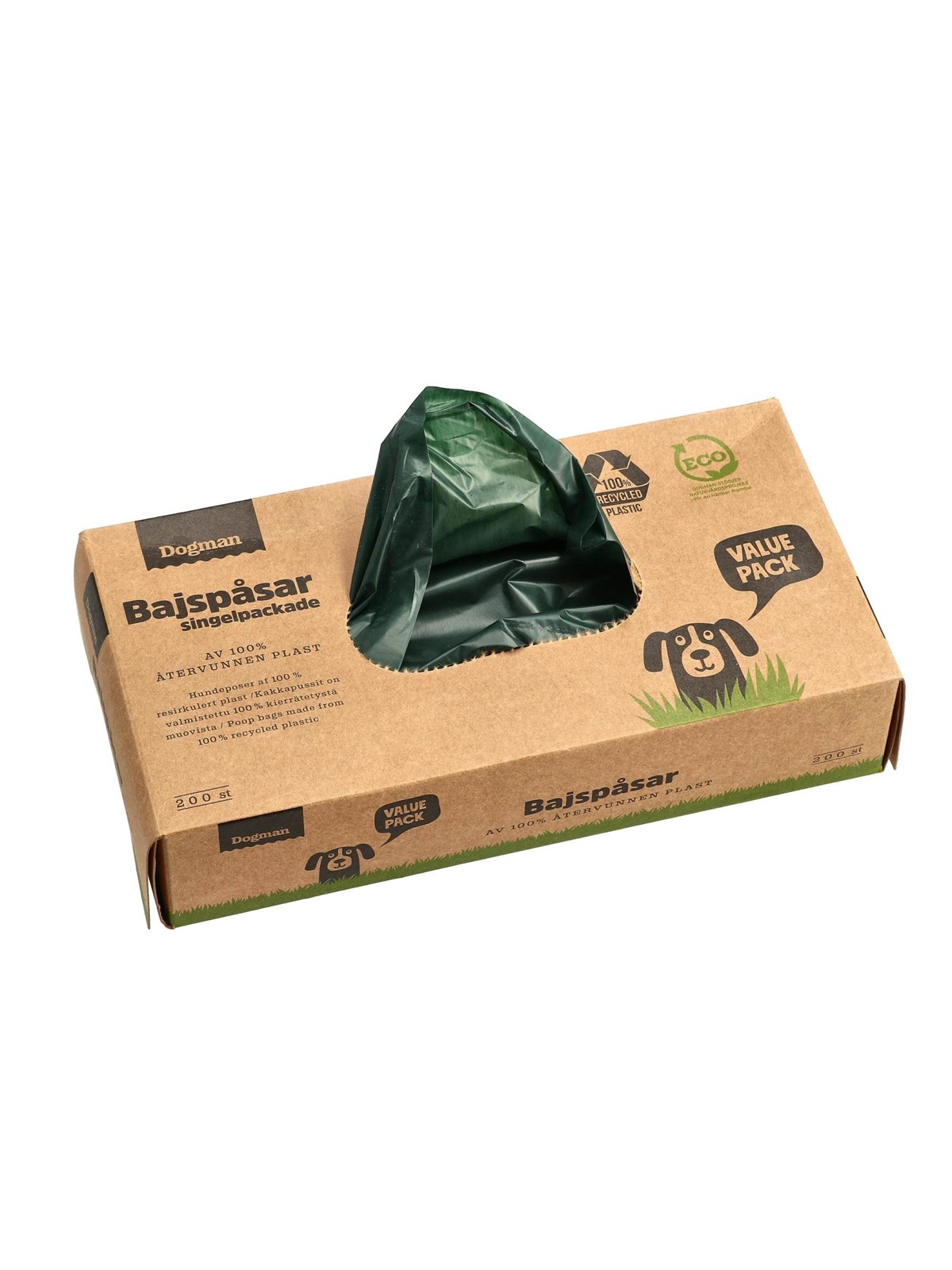 Dogman Høm-Høm Hundeposer (200-pak), Hundeudstyr