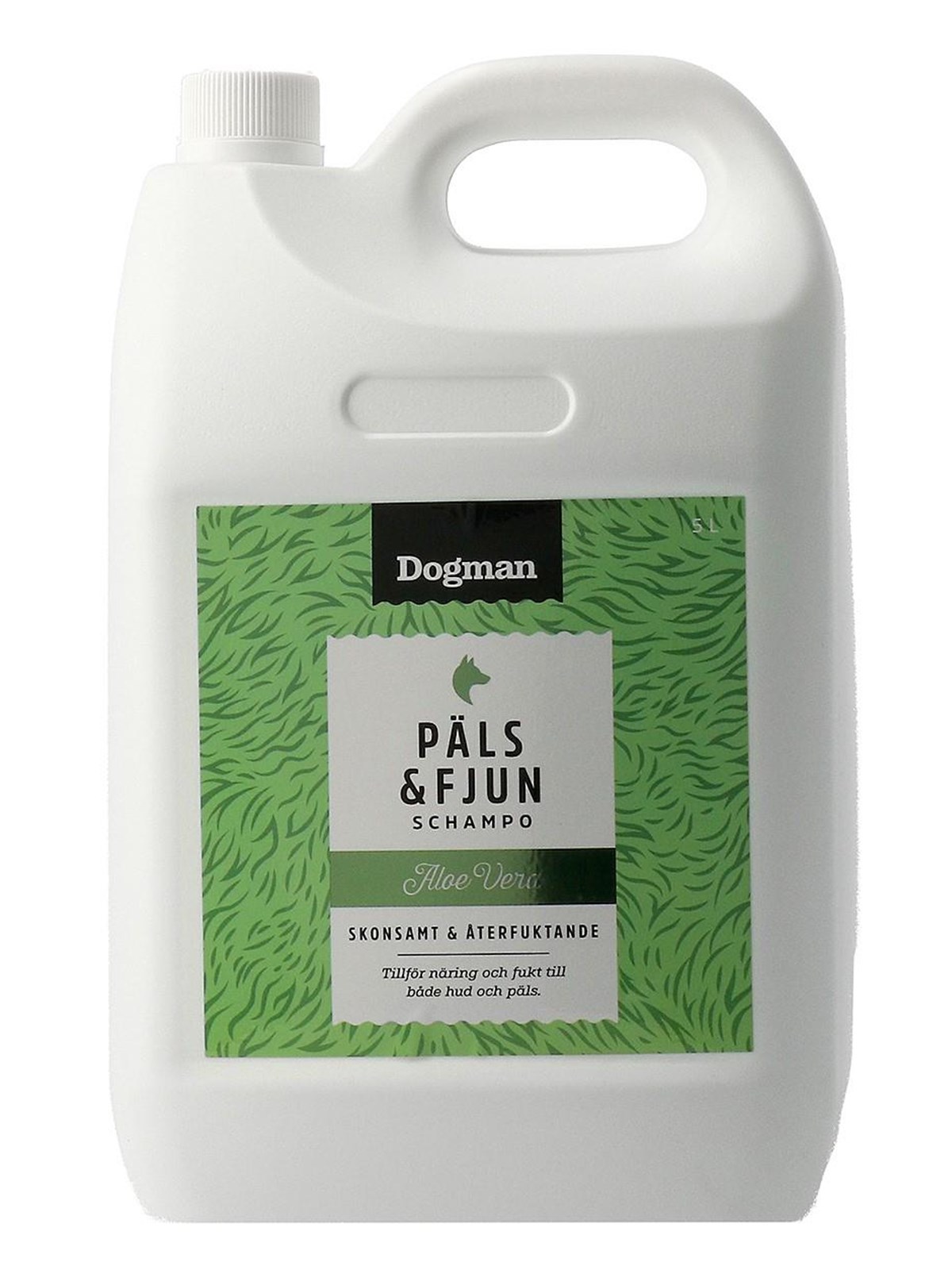 Dogman Pels & Fjun Shampoo Alø Vera 5L, Hundeudstyr