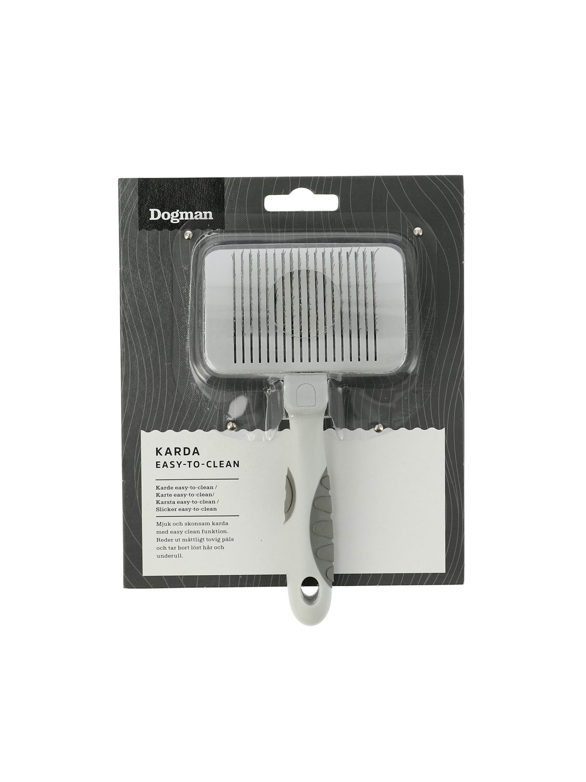 Dogman Easy-to-Clean Slickerbørste, Hundeudstyr