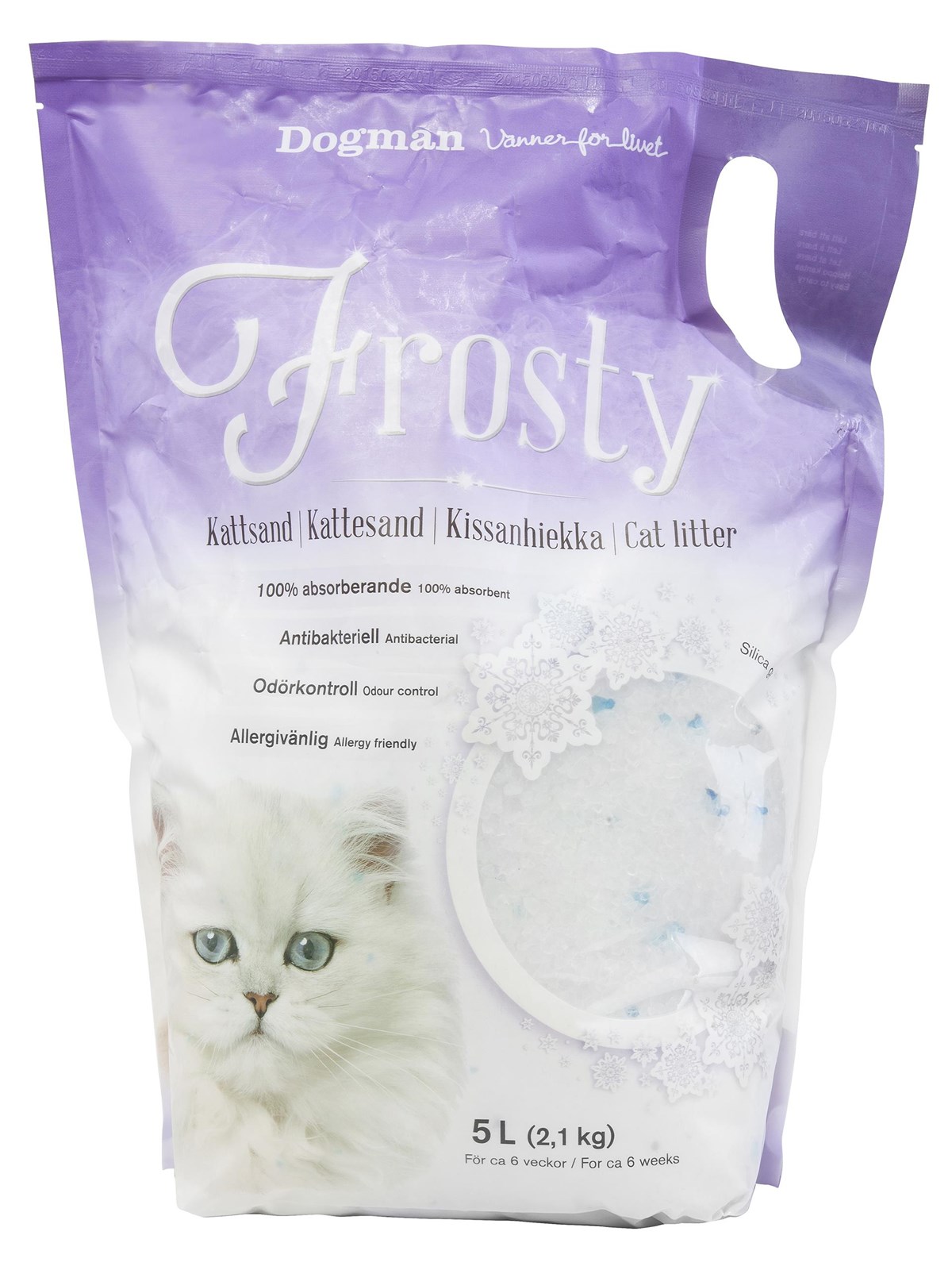 Dogman Cat Litter Frosty Original 5L, Katteudstyr