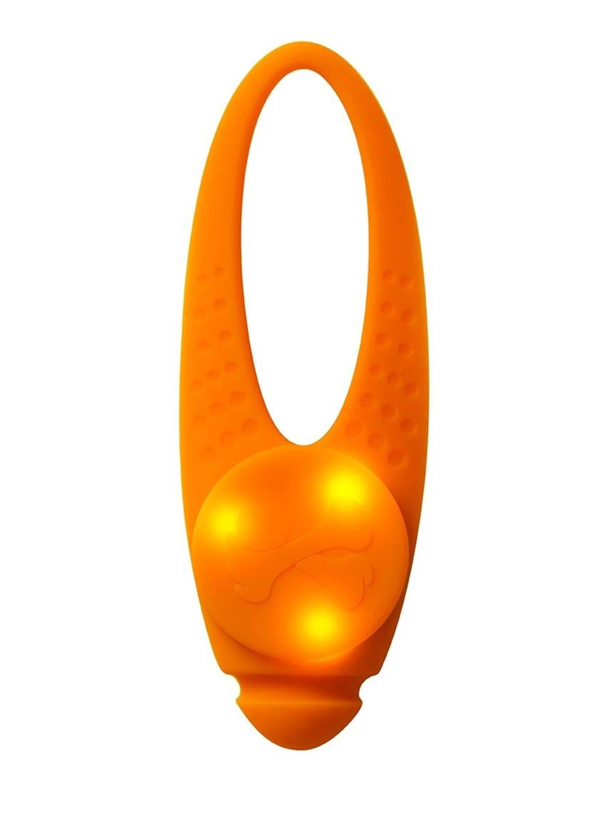 Dogman LED Silikone blinker Orange, Hundeudstyr