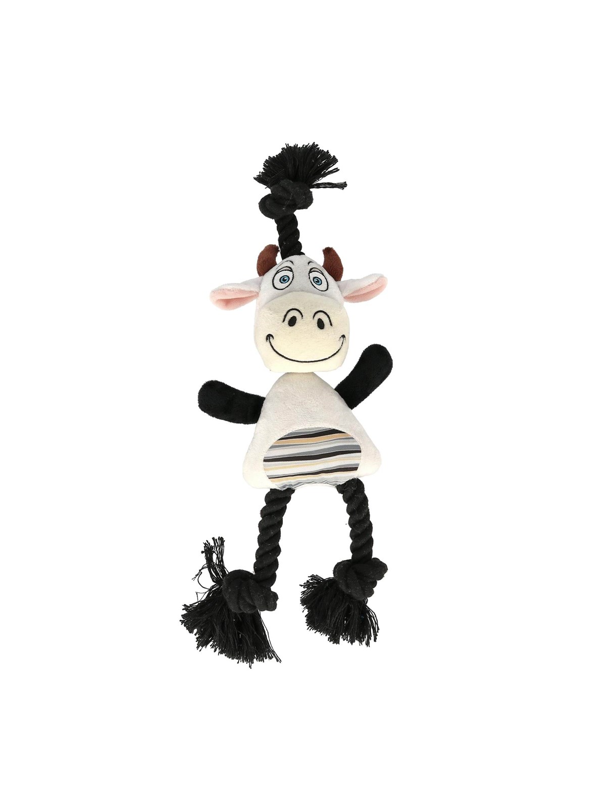 Dogman Hundelegetøj Cowe Rep reb-plys 40cm, Hundeudstyr
