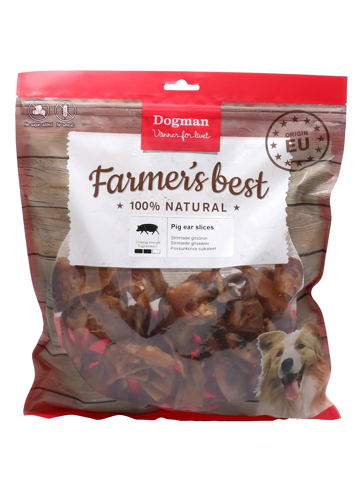 Dogman Griseøreskiver 500g, Hundeudstyr