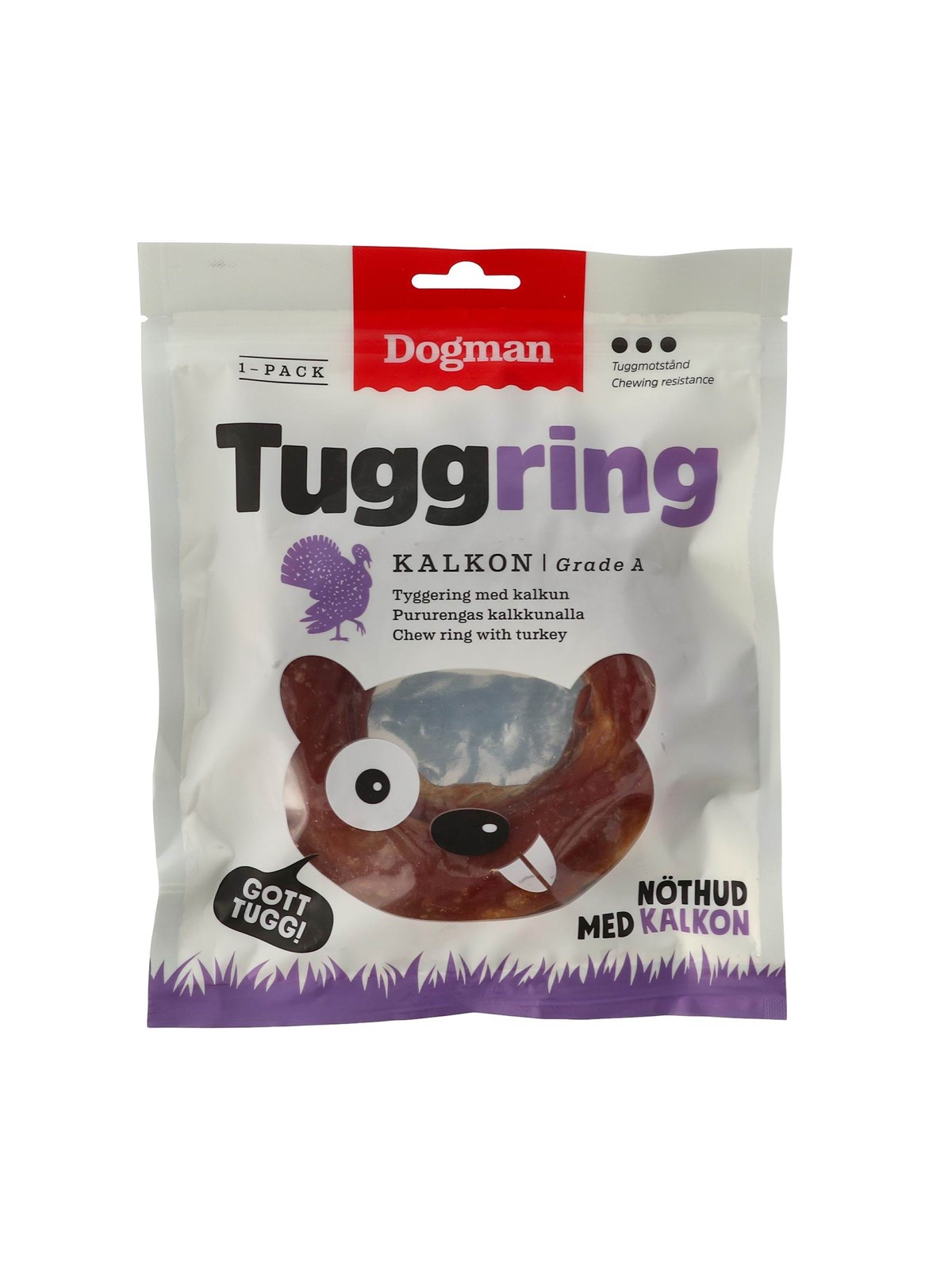 Dogman Hundegodbidder Tyggering Kalkun 160g, Hundeudstyr