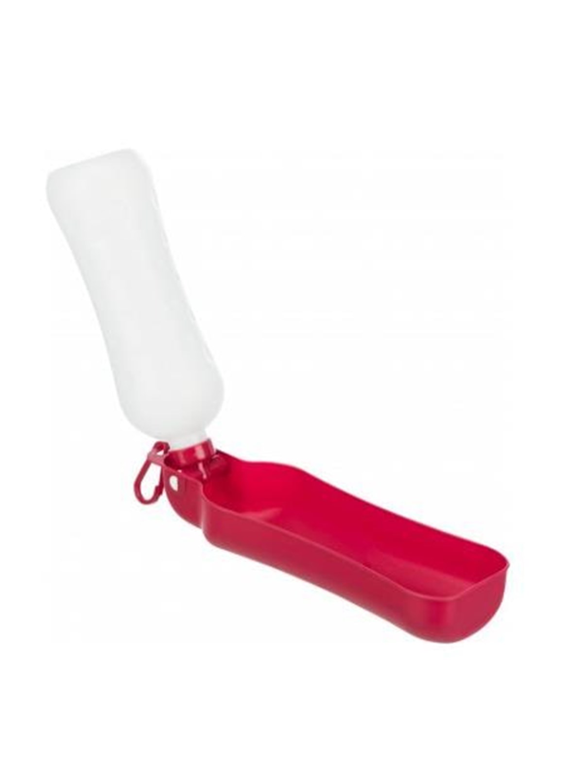 Trixie Bottle with Bowl 0.7 l assorted colours, Hundeudstyr