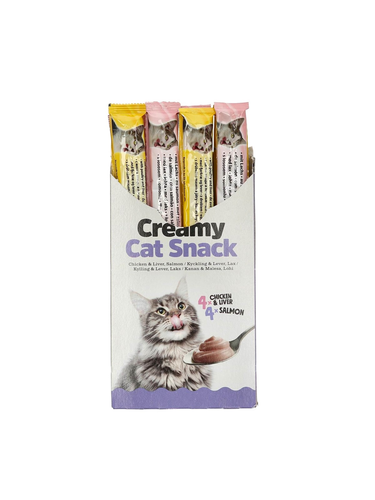 Dogman Cat Treat Liquid Salsa 120g (8-Pack), Katteudstyr