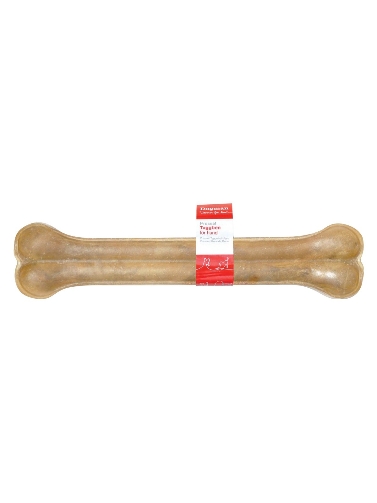 Dogman Naturligt Presset Råhuds Tyggeben 26cm, Hundeudstyr
