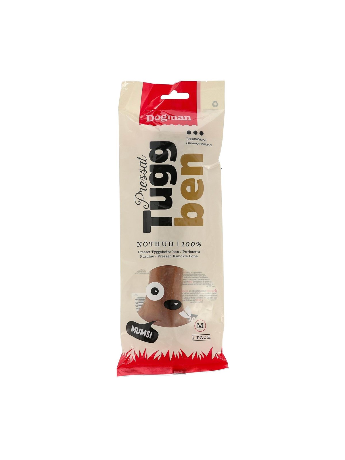 Dogman Tyggeben presset M, Hundeudstyr