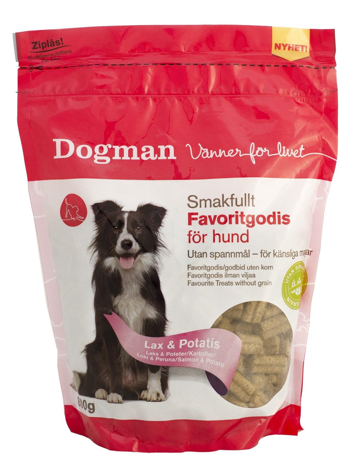 Dogman Hundegodbidder Favoritgodis laks og kartoffel 800g, Hundeudstyr