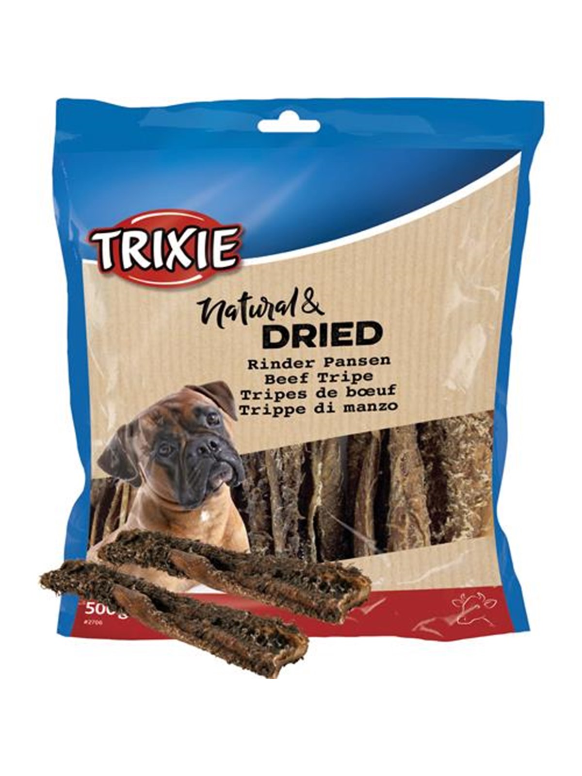 Trixie Beef Tripe 500g, Hundeudstyr