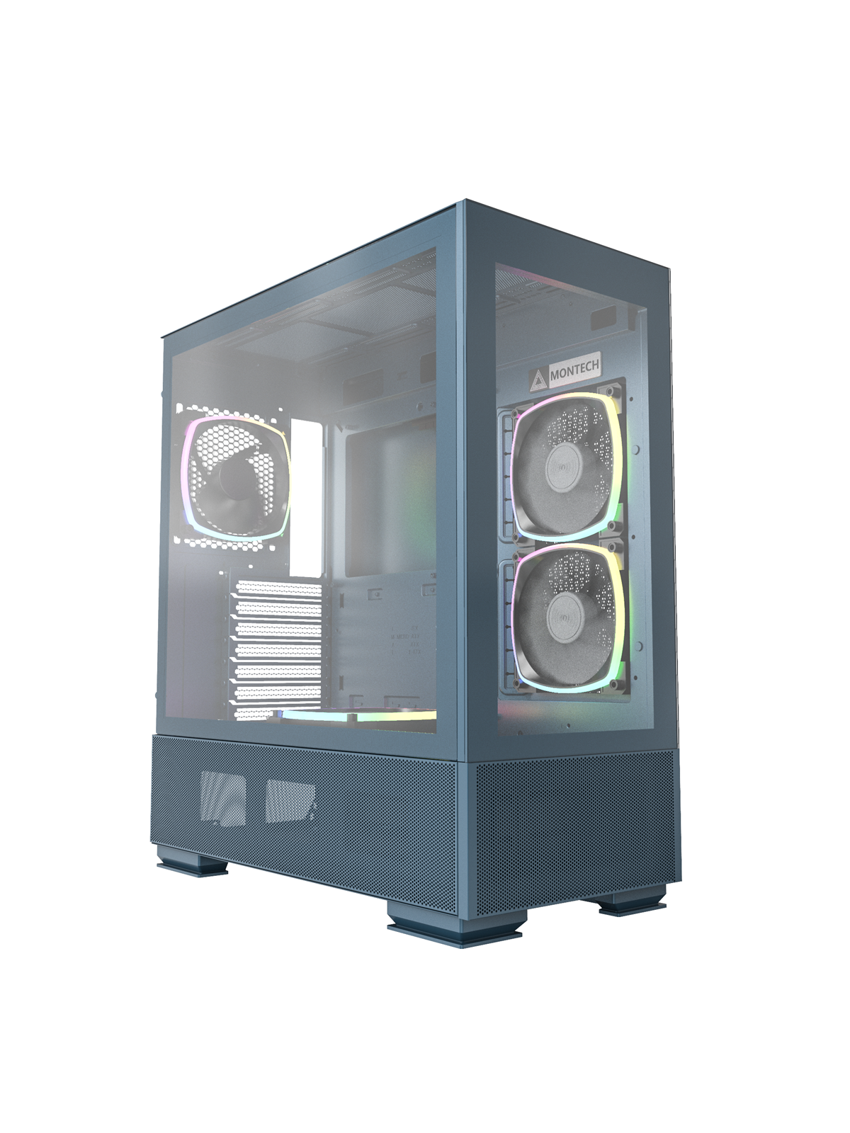 Montech Sky Two - Blue - Kabinet - Miditower - Blå, Kabinet