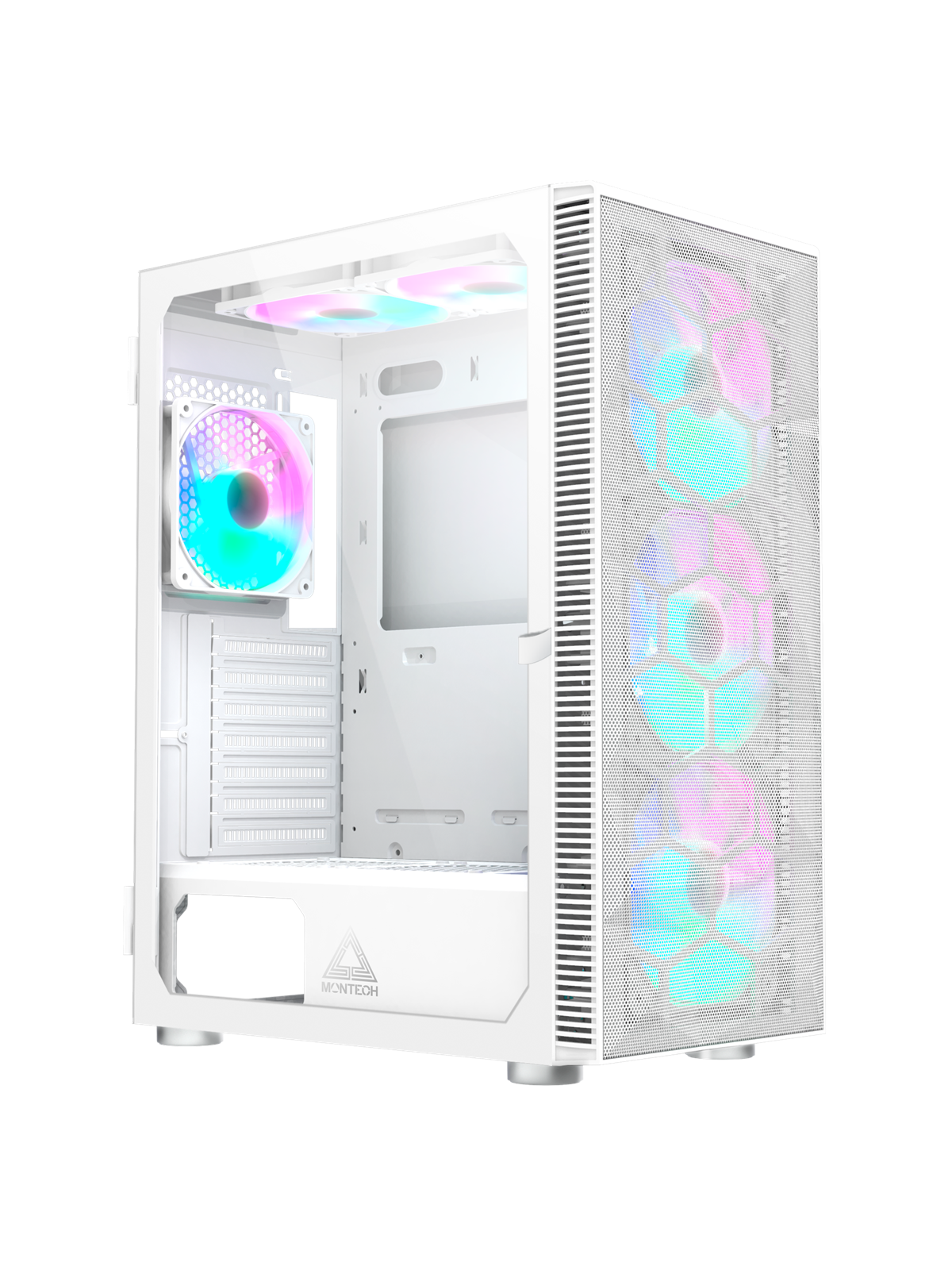 Montech X3 Mesh - White - Kabinet - Miditower - Hvid, Kabinet