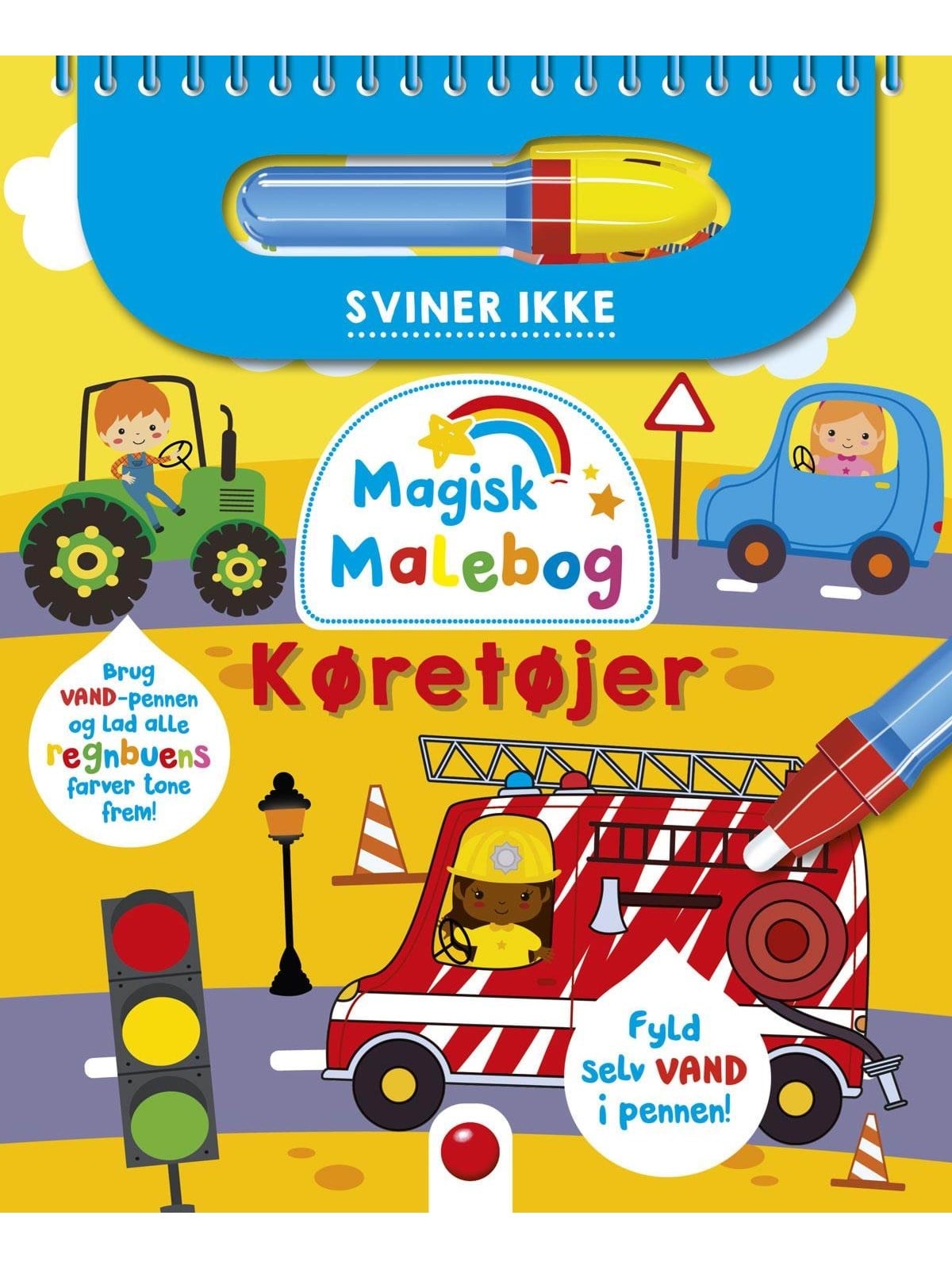 Magisk malebog: Køretøjer - Hobby, Hobby