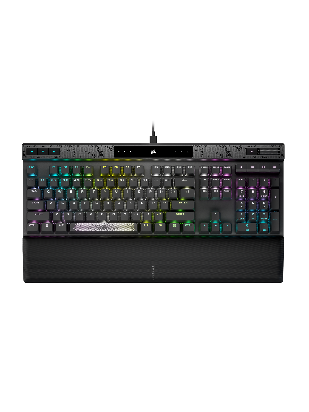 Corsair K70 MAX - ND - Gaming Tastatur - Nordisk - Sort, Tastatur