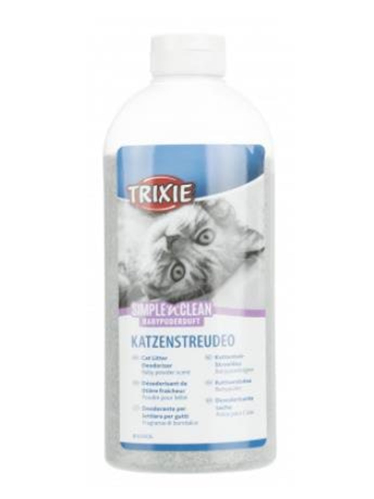 Trixie Simple'n'Clean Cat Litter Deodorizer baby powder 750 ml, Katteudstyr