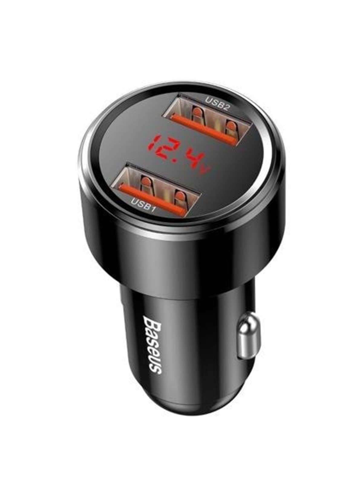 Baseus Magic Car Charger 2x USB QC 3.0 45W (Black), Mobil Oplader