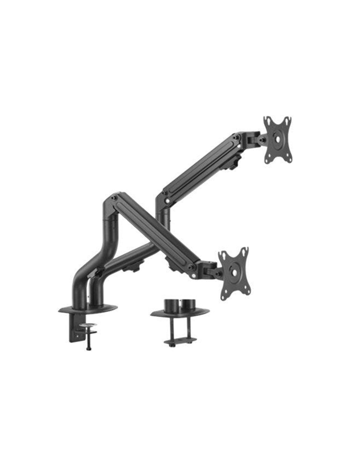 Gembird Monitor Arm - Adjustable arm 2-display 17"-32", Skærmholder