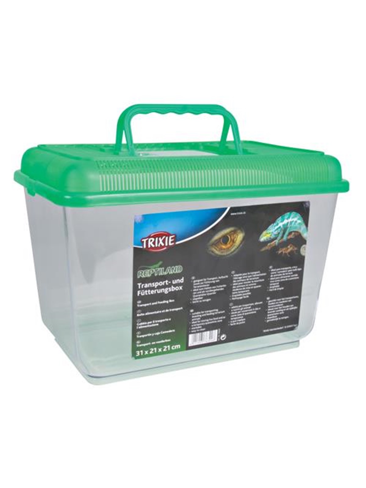 Trixie Transport and Feeding Box 31x21x21 assorted colours, Krybdyr Terrarier Og Tilbehoer