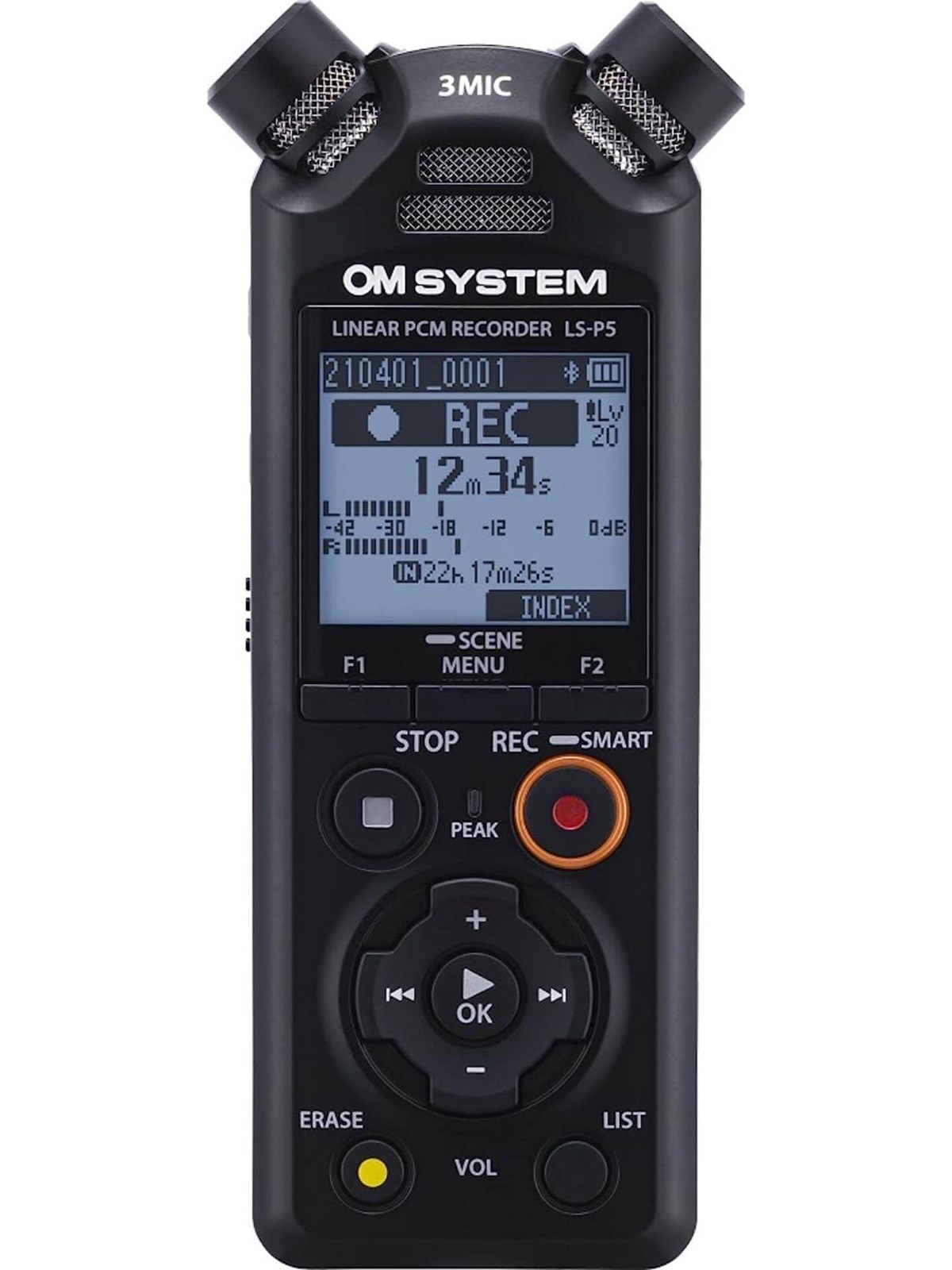 Olympus OM system LS-P5 Kit - voice recorder - MP3-Afspiller 16 GB