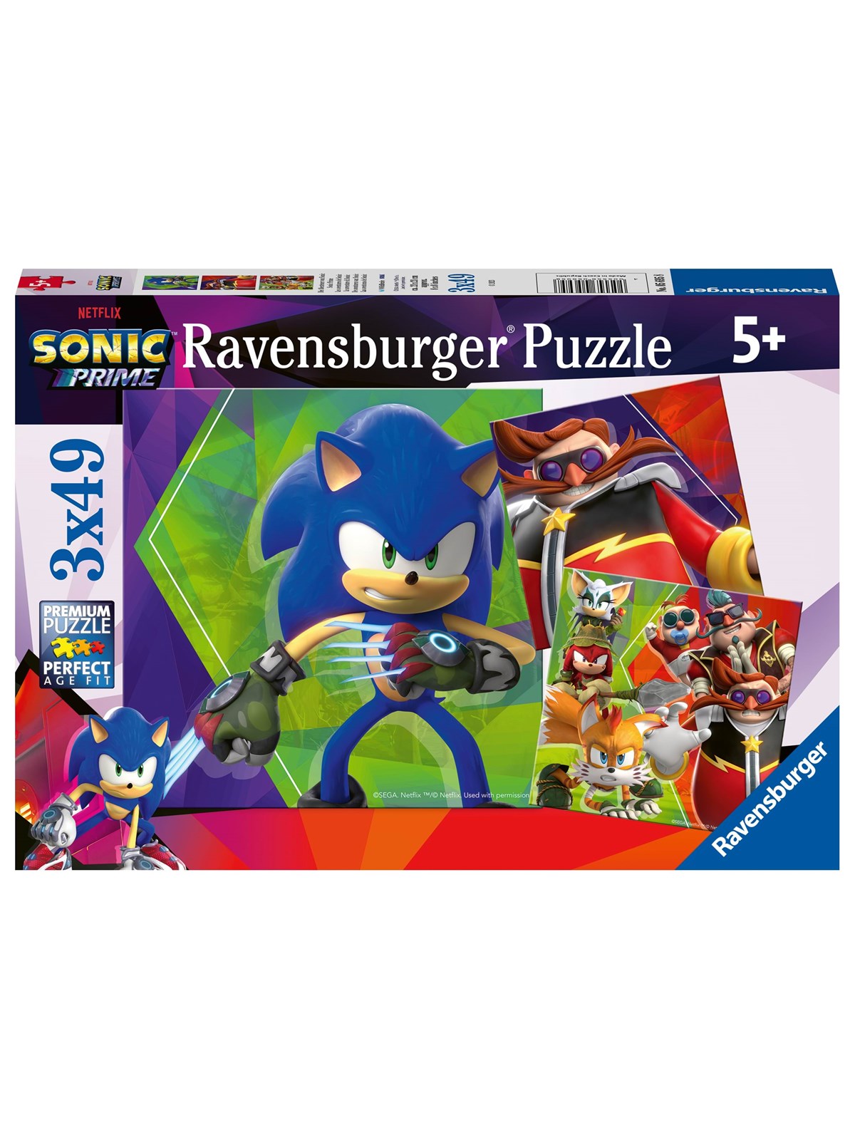 Ravensburger Sonic Prime 3x49p