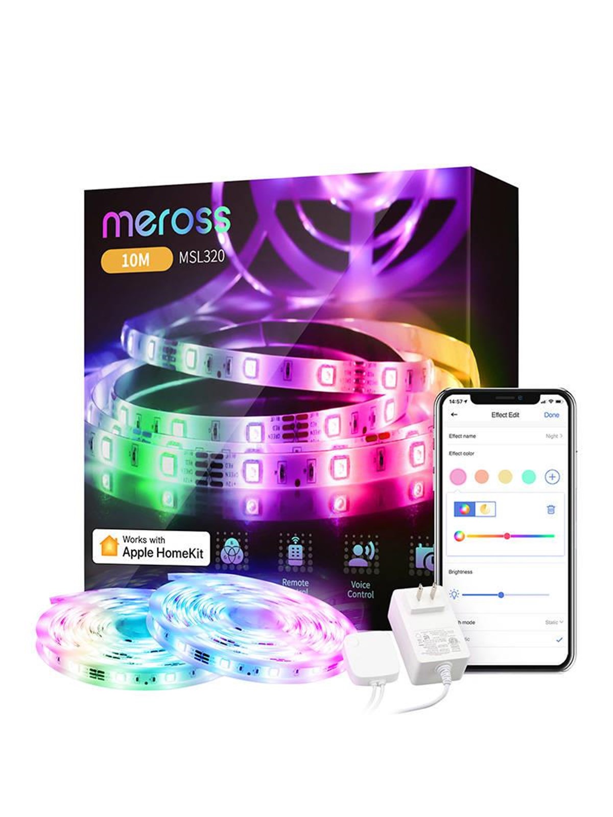 Meross MSL320 - Smart Wi-Fi Light Strip, Smart Home