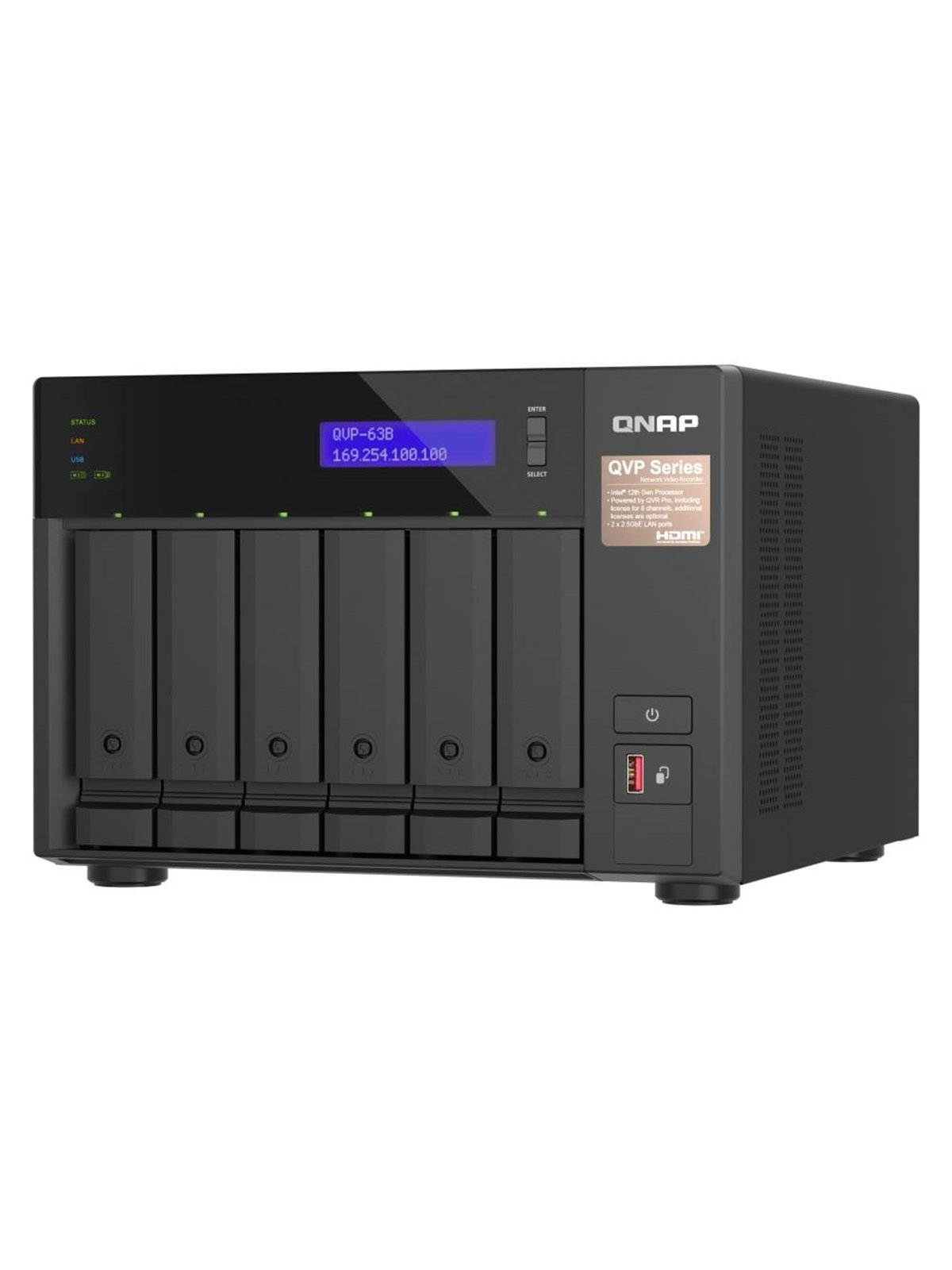 QNAP QVP-63B - NAS-Server, Nas Server