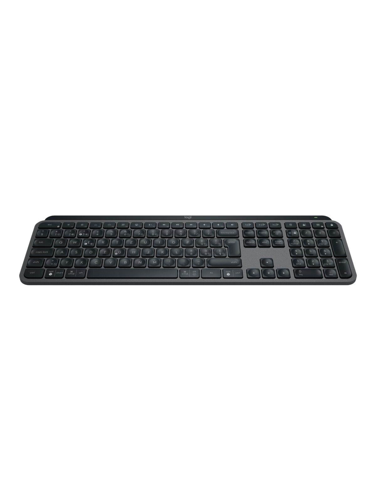 Logitech MX Keys S Graphite - US - Tastatur - Amerikansk engelsk - Sort